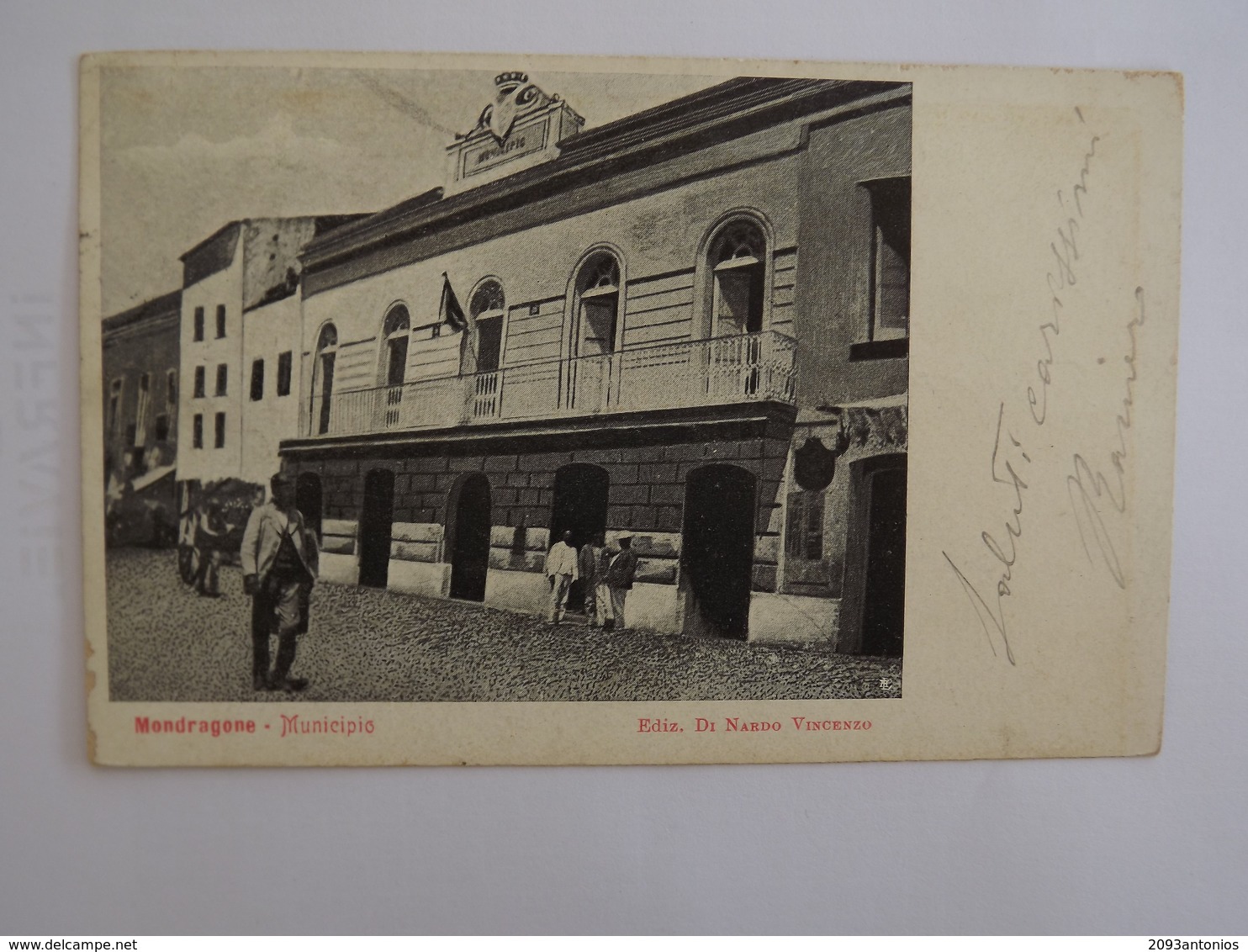 Q88 CARTOLINA  MONDRAGONE  CASERTA    VIAGGIATA  1904 - Caserta