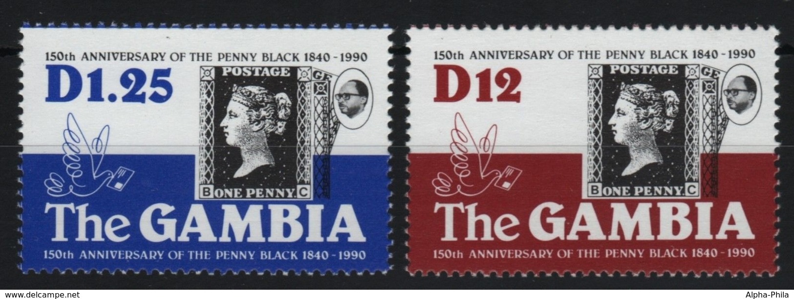 Gambia 1990 - Mi-Nr. 1031-1032 ** - MNH - Penny Black - Gambia (1965-...)