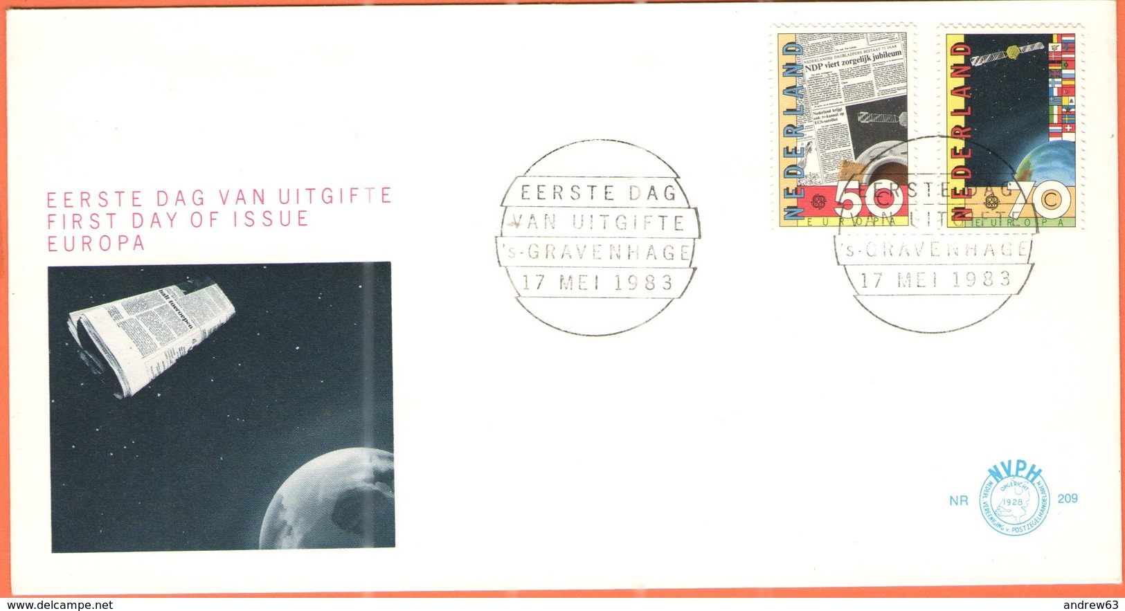 OLANDA - NEDERLAND - Paesi Bassi - 1983 - Europa Cept - 's-Gravenhage - FDC - 1983