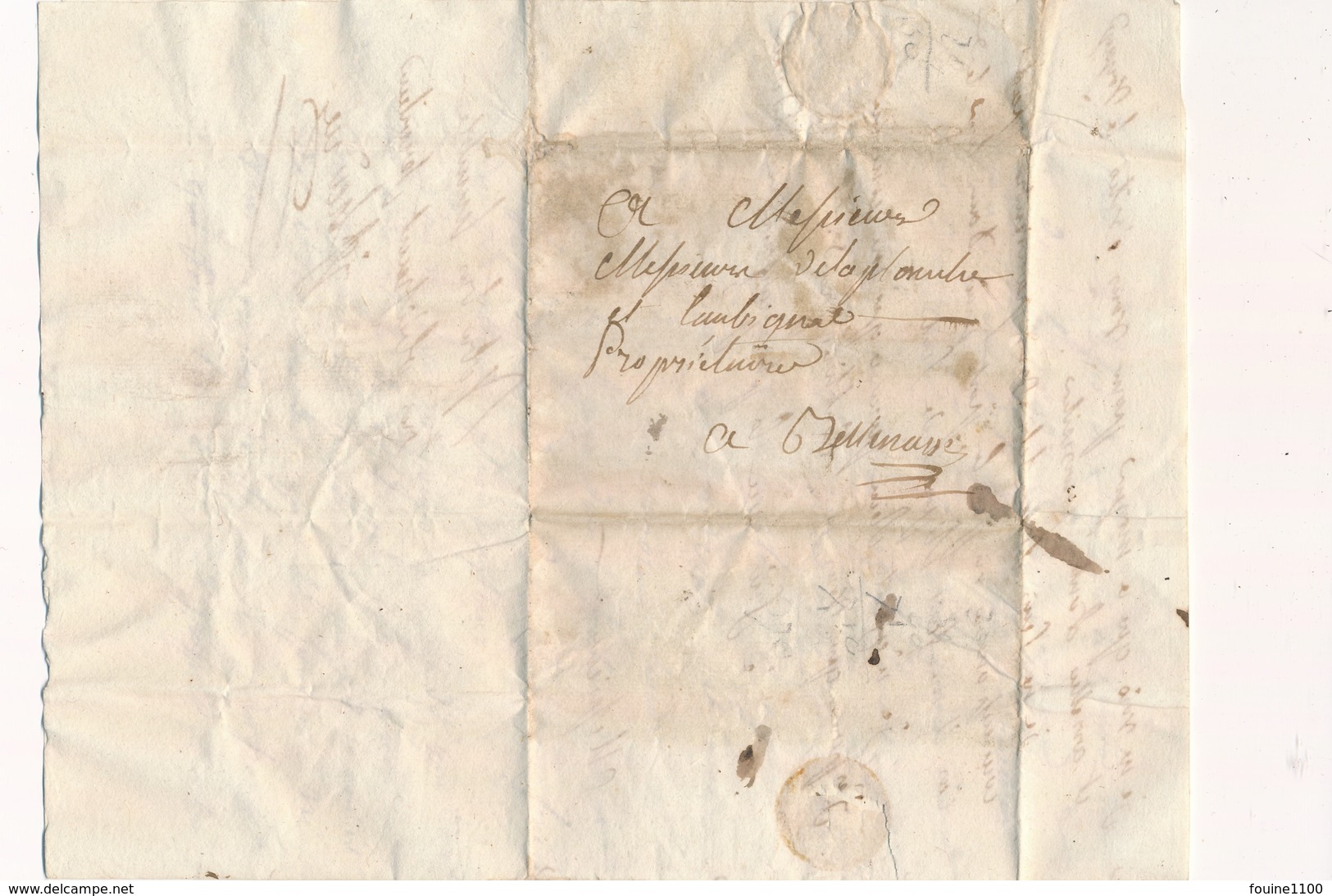 Courrier De 1812 De RIOM Pour Un Propriétaire à BELLENAVES - 1801-1848: Précurseurs XIX