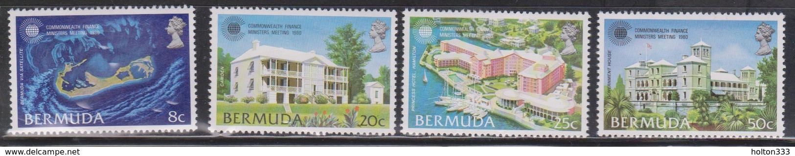 BERMUDA Scott # 402-5 MNH - Commonwealth Finance Ministers Meeting - Bermuda