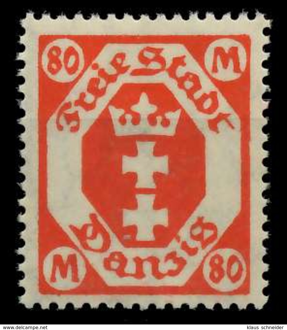 DANZIG 1923 Nr 140 Postfrisch X88D1BA - Sonstige & Ohne Zuordnung