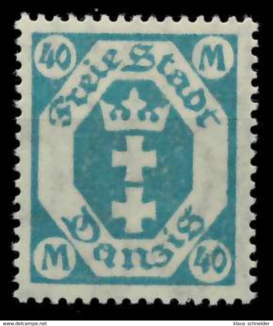 DANZIG 1923 Nr 138 Postfrisch X88D1E6 - Sonstige & Ohne Zuordnung