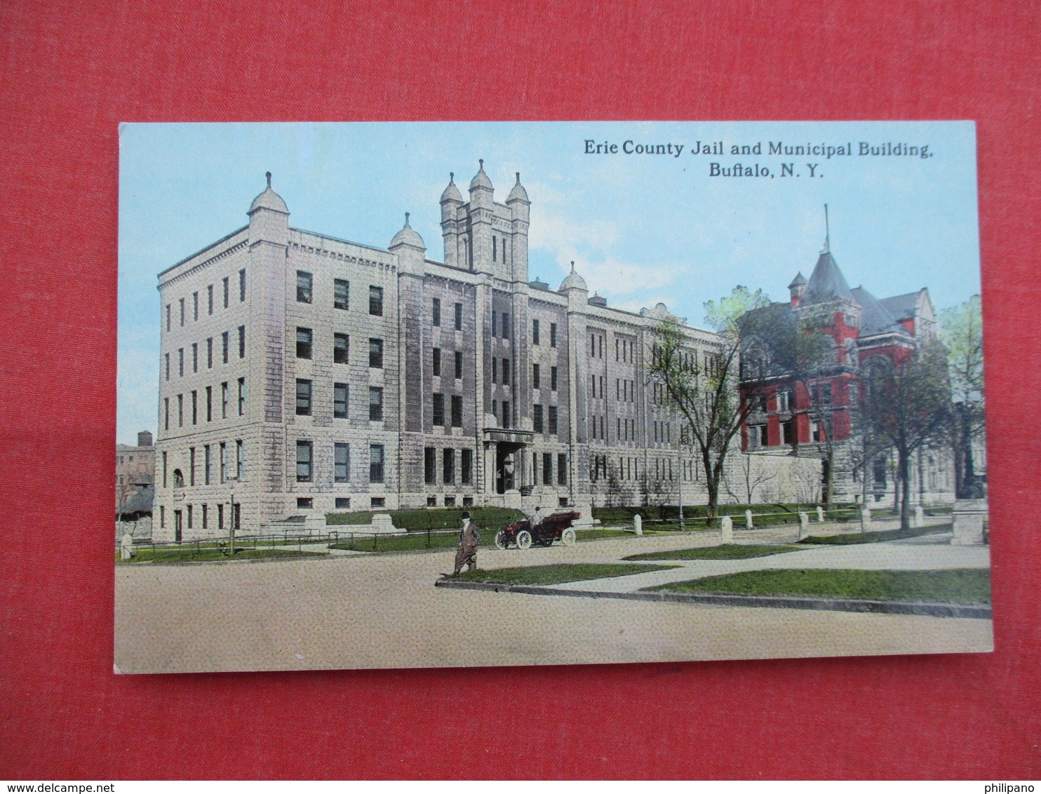 Erie County Jail & Municipal Building  Buffalo NY   Ref  3458 - Prison