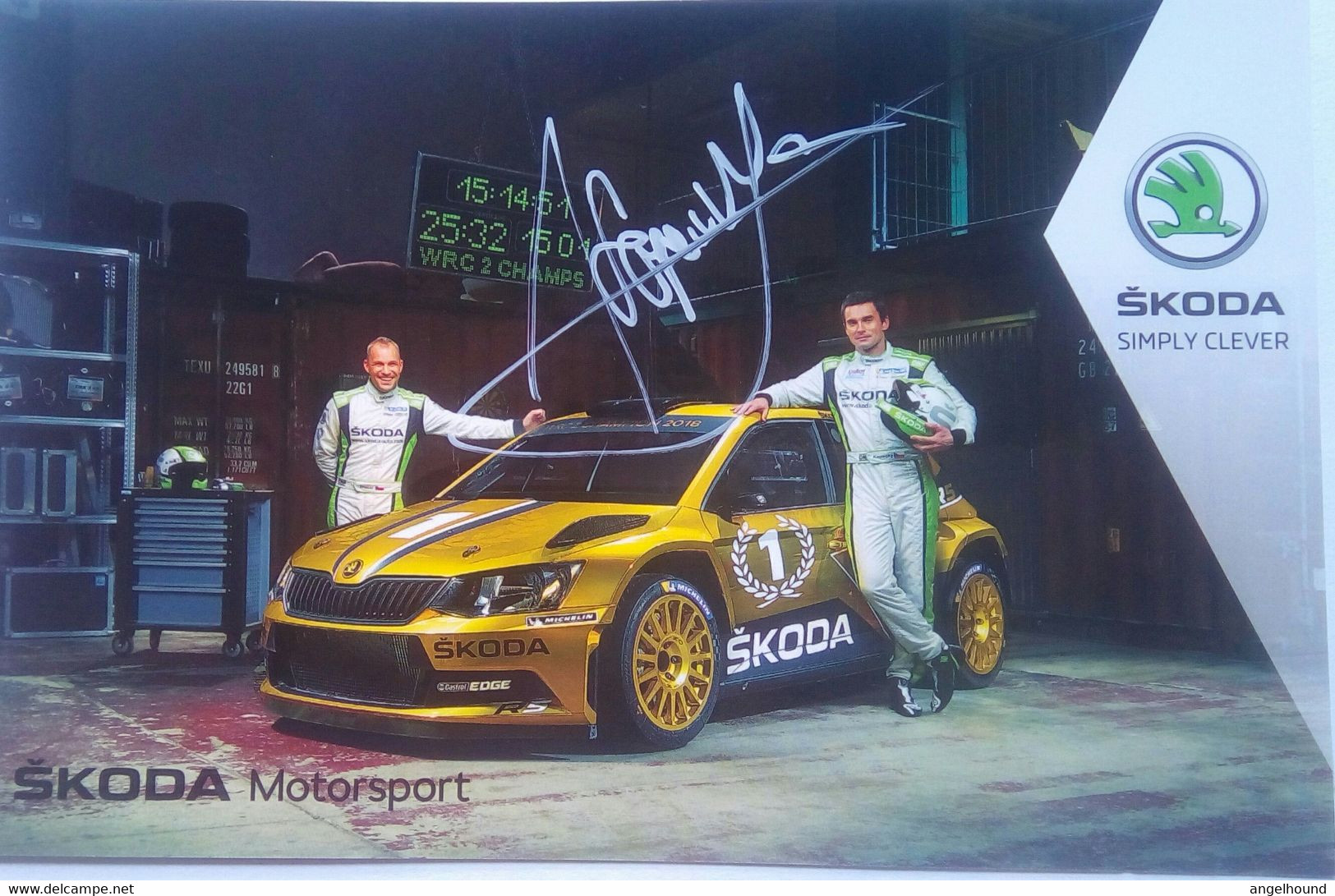 Skoda ,  Jan  Kopecky , Pavel Dresler - Authographs