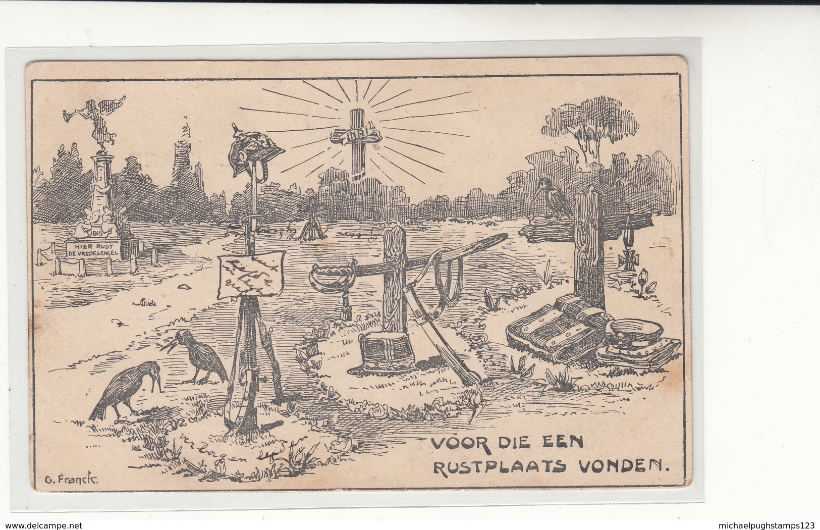 Netherlands / W.W.I. Military Mail / Anti German Propaganda Postcards - Other & Unclassified