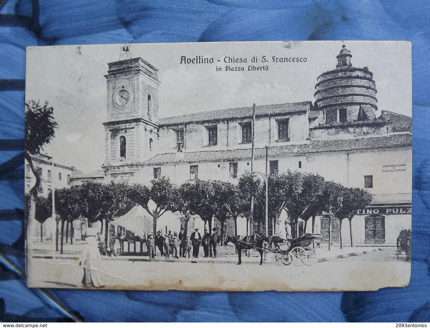 Q116 CARTOLINA AVELLINO   VIAGGIATA 1922 - Avellino