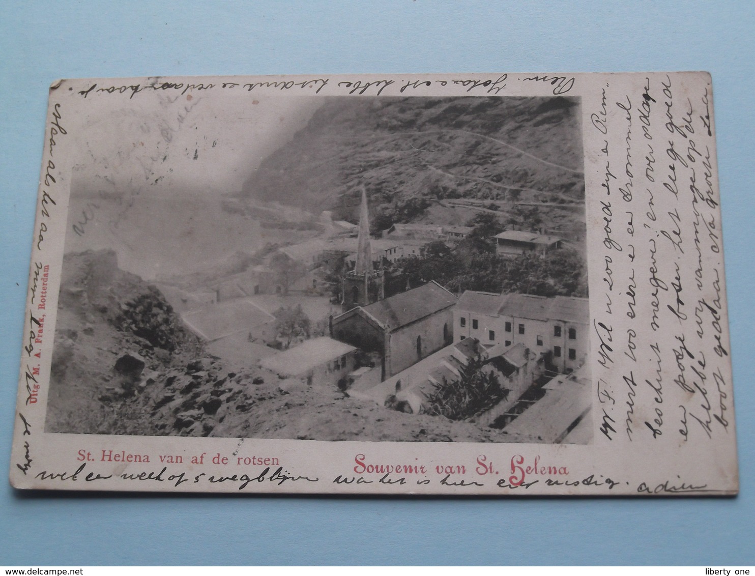 St. Helena Van Af De Rotsen > Souvenir De ...( M. A. Frank ) Anno 1902 ( See / Voir Photo Svp ) ! - Saint Helena Island