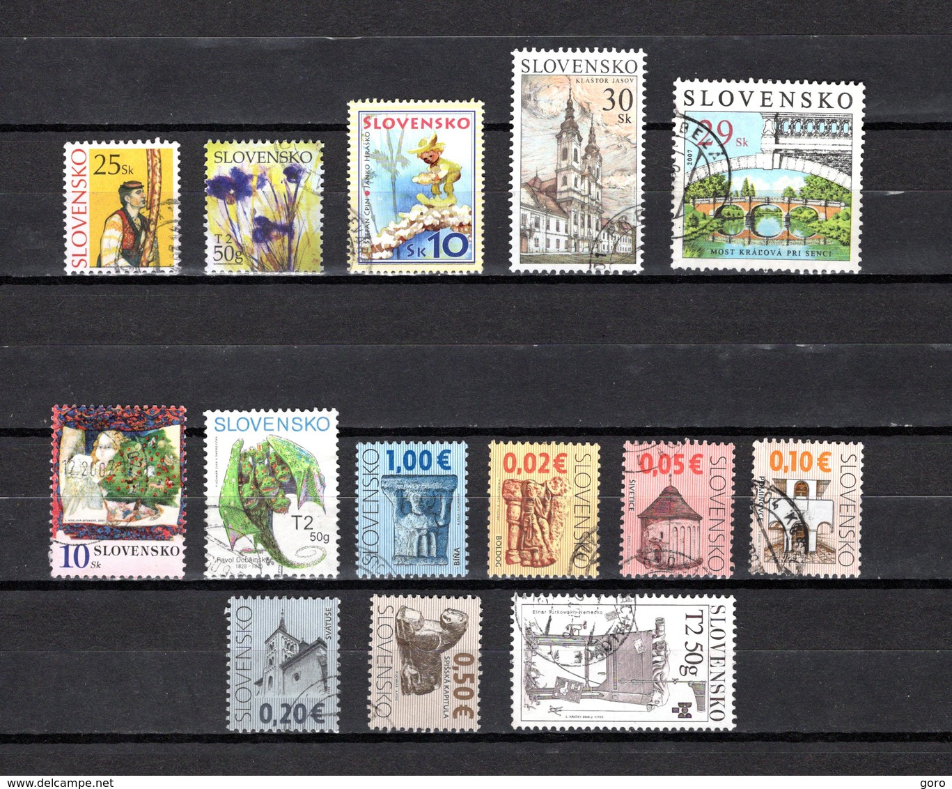 Eslovaquia   2006-2008  .-  Y&T  Nº   467-478-483-484-490-495-507-521/526-539 - Used Stamps