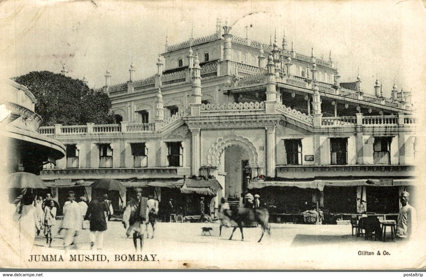 JUMMA MUSJID BOMBAY INDIEN INDIA INDE - India