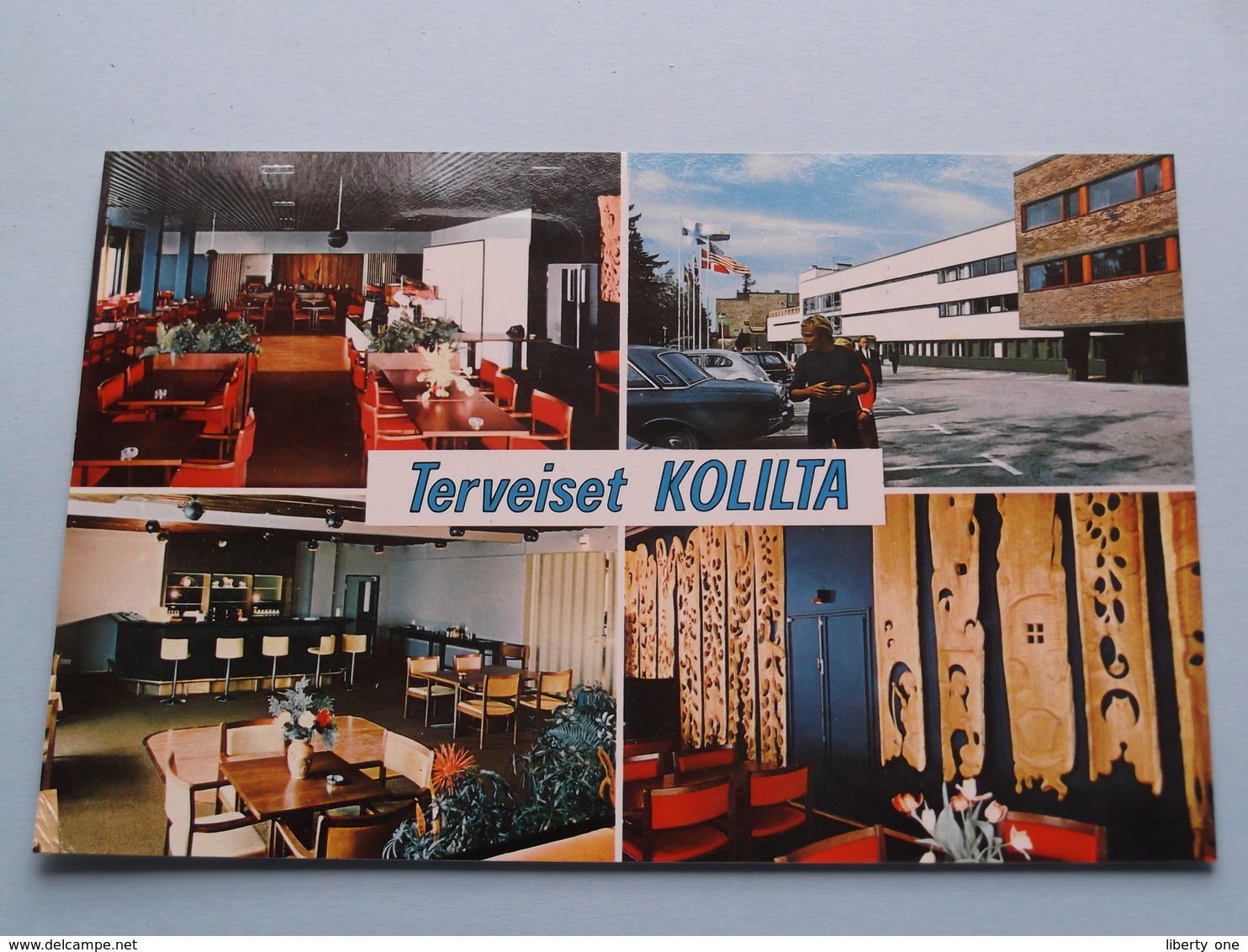 Terveiset KOLILTA Koli Suomi Finland HOTEL ( Kuultokuva ) Anno 1973 ( DETAIL > See / Voir Photo ) ! - Finlande