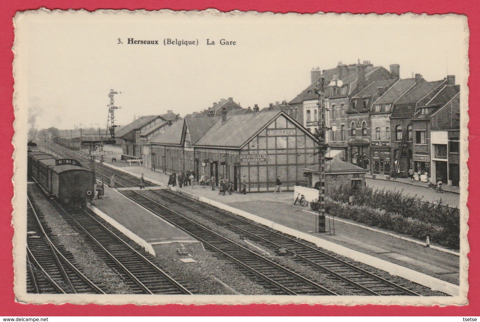 Herseaux - La Gare. ( Voir Verso ) - Mouscron - Moeskroen