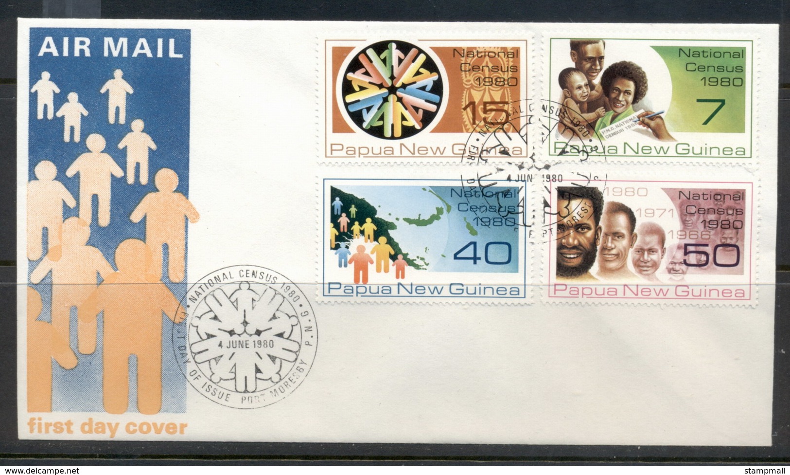 PNG 1980 Census FDC - Papua New Guinea