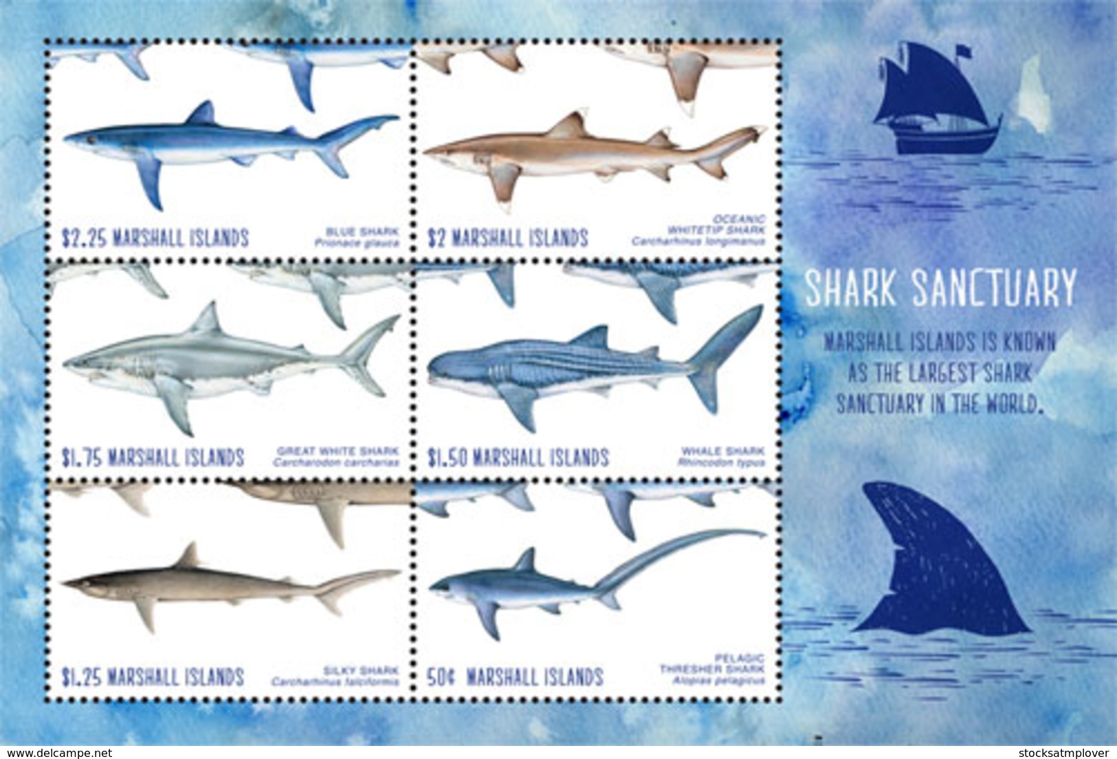 Marshall Islands   2018 Fauna  Shark Sanctuary    I201901 - Marshall Islands