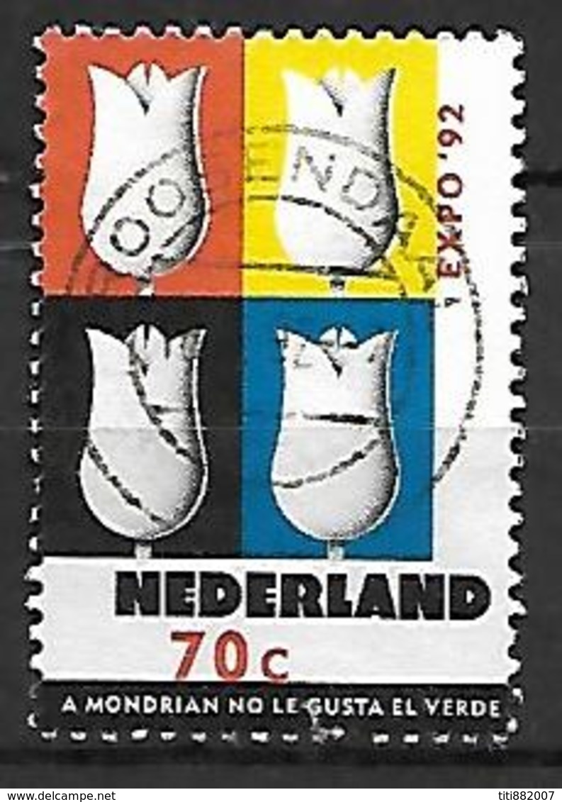 PAYS - BAS       -    1992 .   Y&T  N° 1397 Oblitéré.   Tulipes - Used Stamps