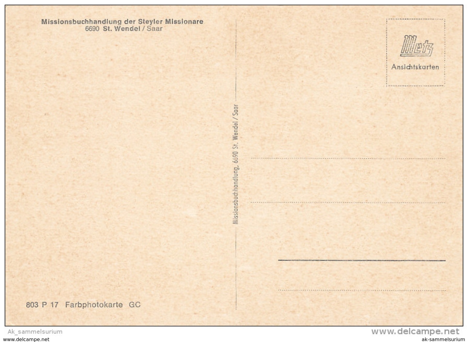 St. Wendel / Steyler Missionare (D-A159) - Kreis Sankt Wendel