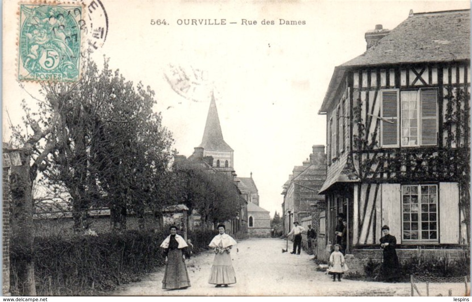 76 - OURVILLE -- Rue Des Dames - Ourville En Caux