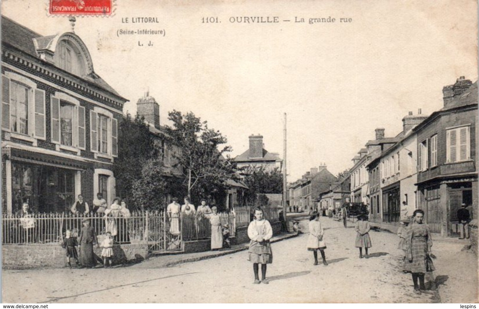 76 - OURVILLE -- La Grande Rue - Ourville En Caux