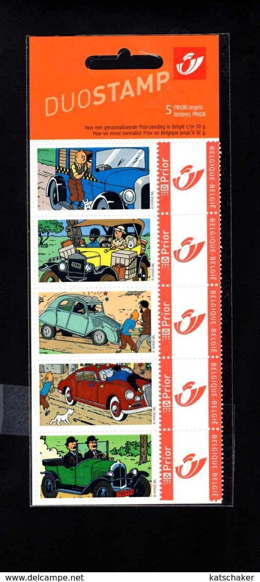 794474012 OCB - BOC 3274 POSTFRIS  MINT NEVER HINGED EINWANDFREI  (XX) -  BLOK 5 - DUO STAMP KUIFJE - TINTIN COMIC STRIP - Neufs