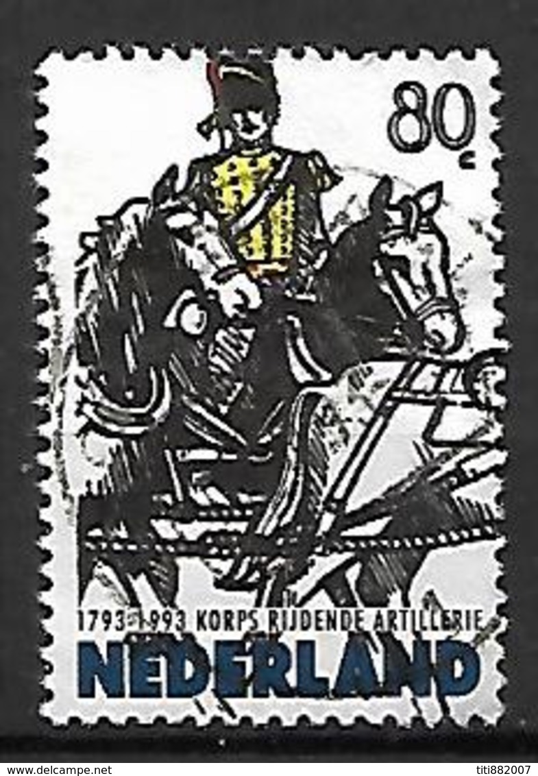 PAYS - BAS     -    1993 .   Y&T  N° 1428 Oblitéré.  Corps D' Artillerie à Cheval - Oblitérés