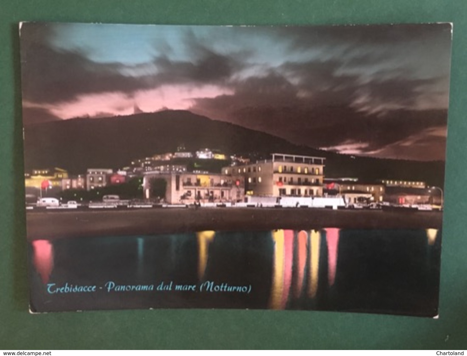 Cartolina Trebisacce - Panorama Dal Mare - Notturno - 1965 - Catanzaro