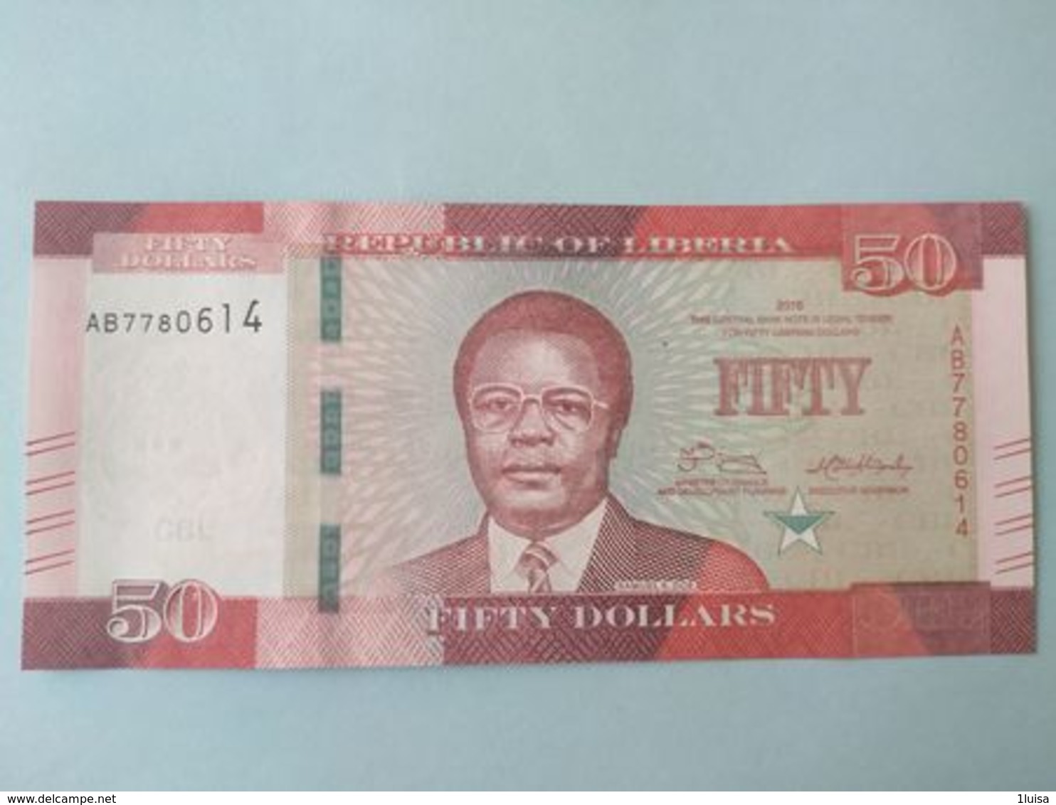 50 DOLLARS 2016 - Liberia