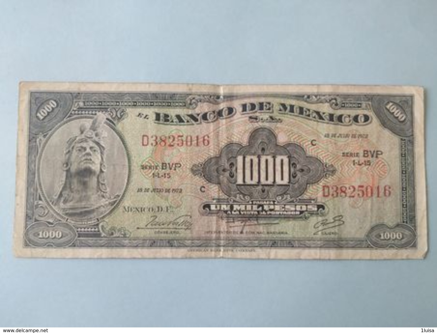 1000 Pesos 1974 - Messico