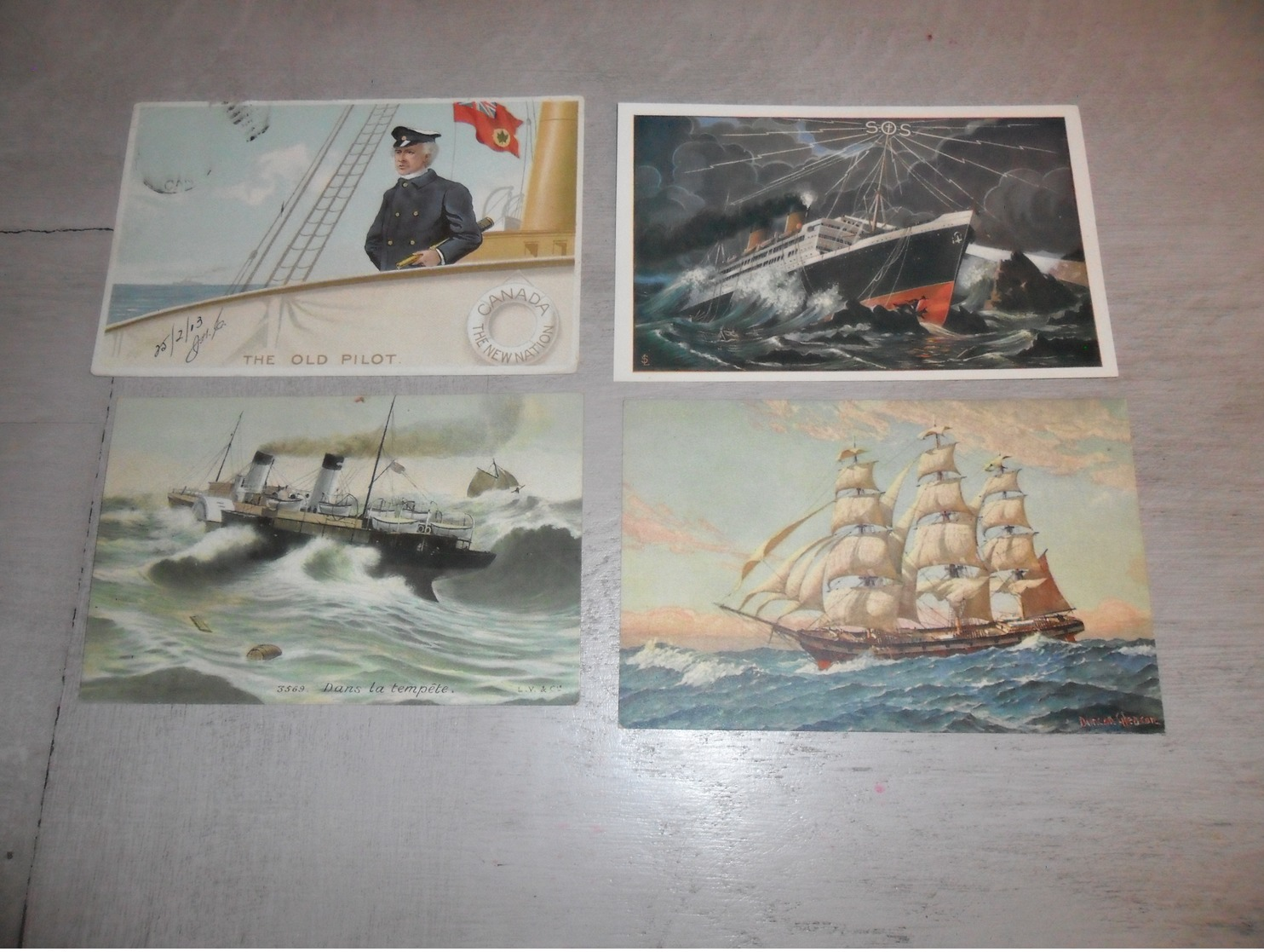 Beau Lot De 60 Cartes Postales De Bateaux  Bateau De Voile  Mooi Lot  60 Postkaarten Van Boten  Boot  Zeilschepen  Schip - 5 - 99 Postcards