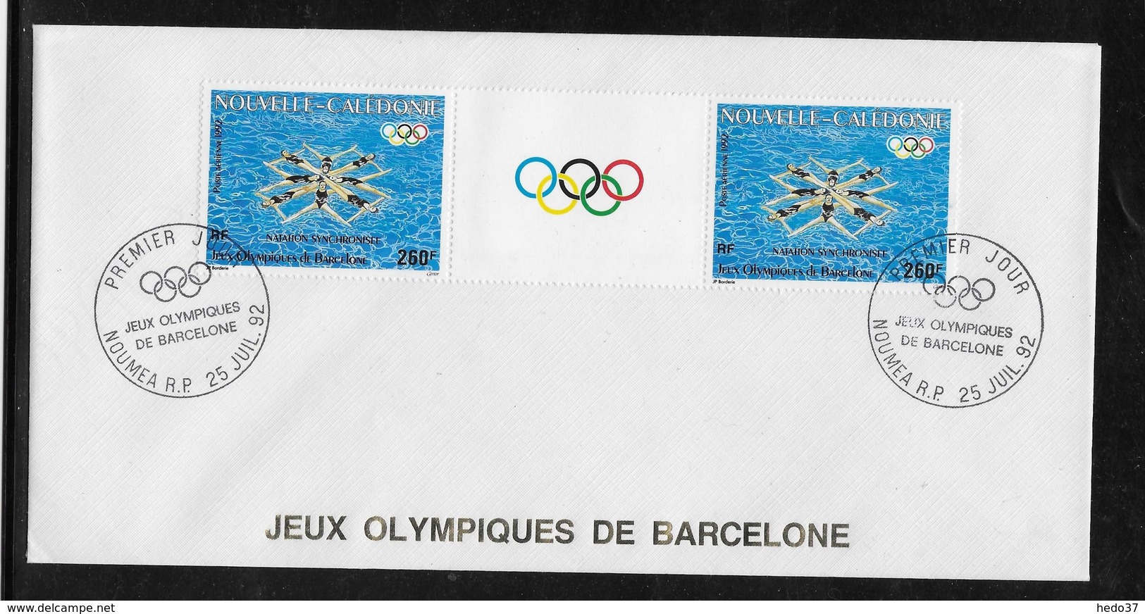 Thème Natation  - Jeux Olympiques - Sports - Enveloppe - Zwemmen