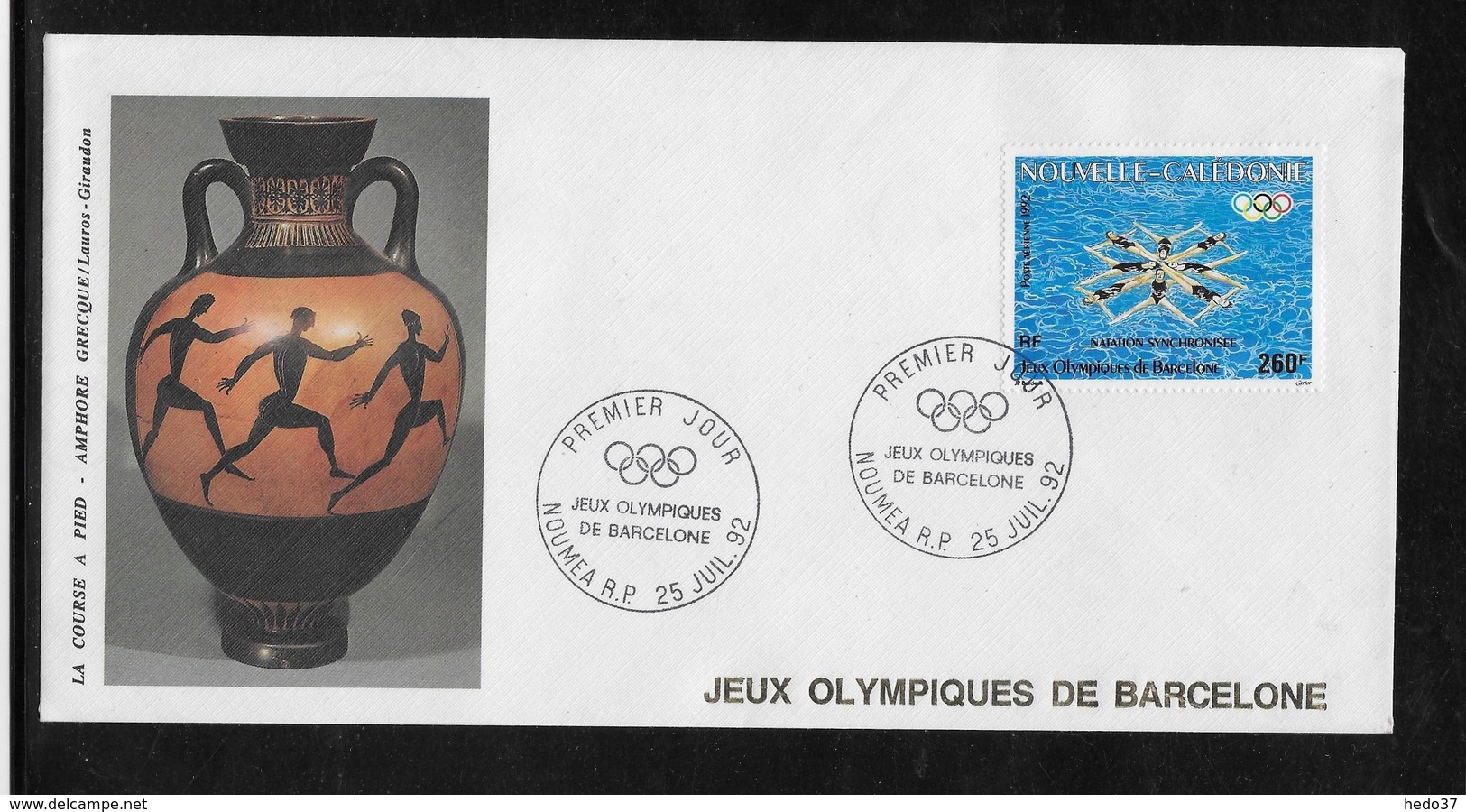 Thème Natation  - Jeux Olympiques - Sports - Enveloppe - Schwimmen