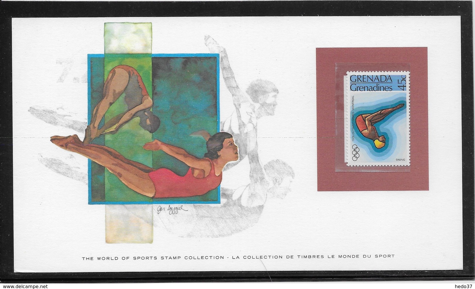 Thème Natation  - Jeux Olympiques - Sports - Document - Swimming