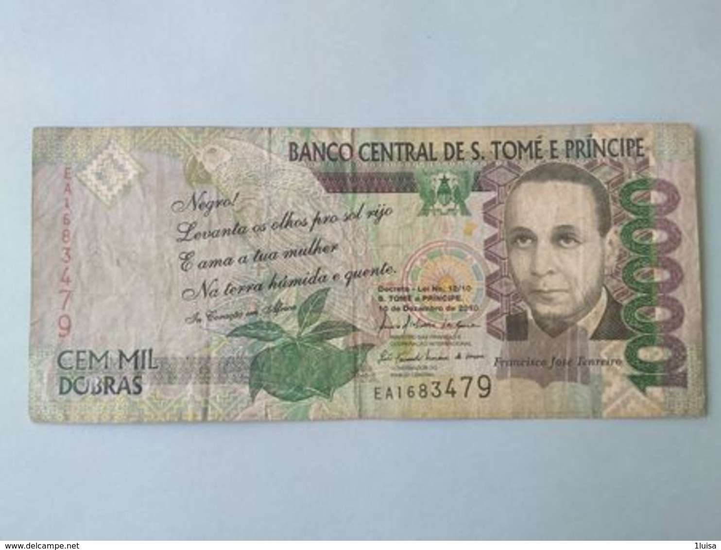 100000 Dollars 2010 - Sao Tome And Principe