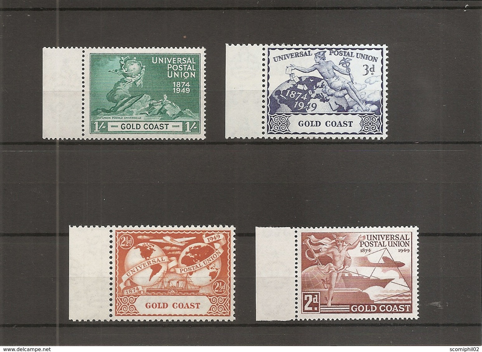 UPU ( 142/145 XXX -MNH- De Gold Coast ) - U.P.U.