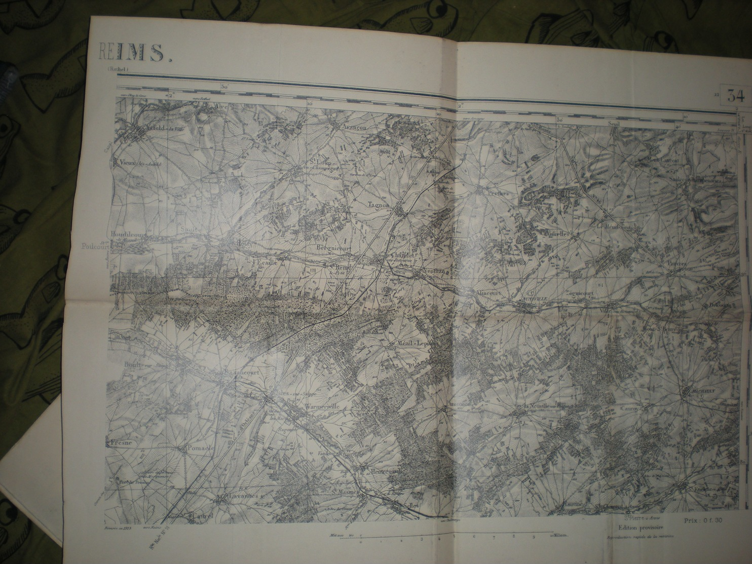 Ancienne Carte REIMS - Topographische Kaarten