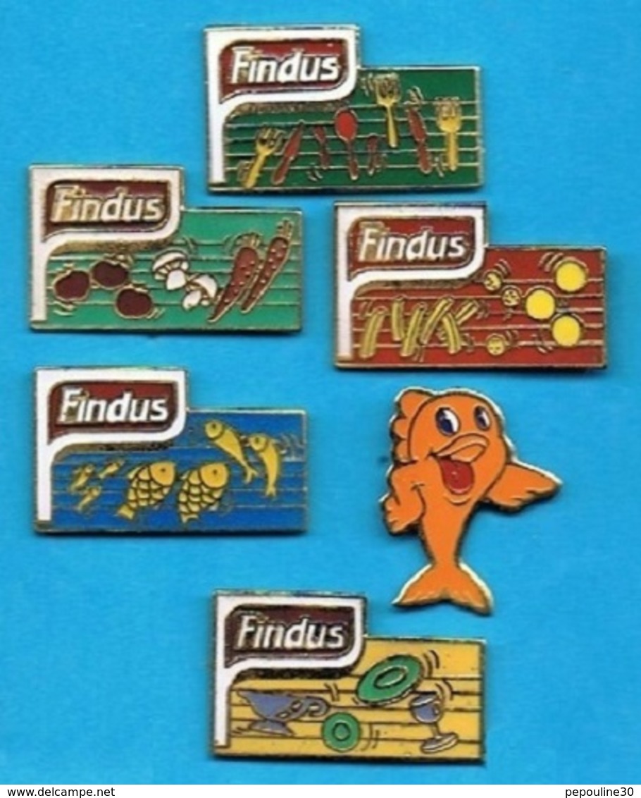 6 PIN'S //  ** FINDUS / 6 DIFFÉRENTS ** - Lots