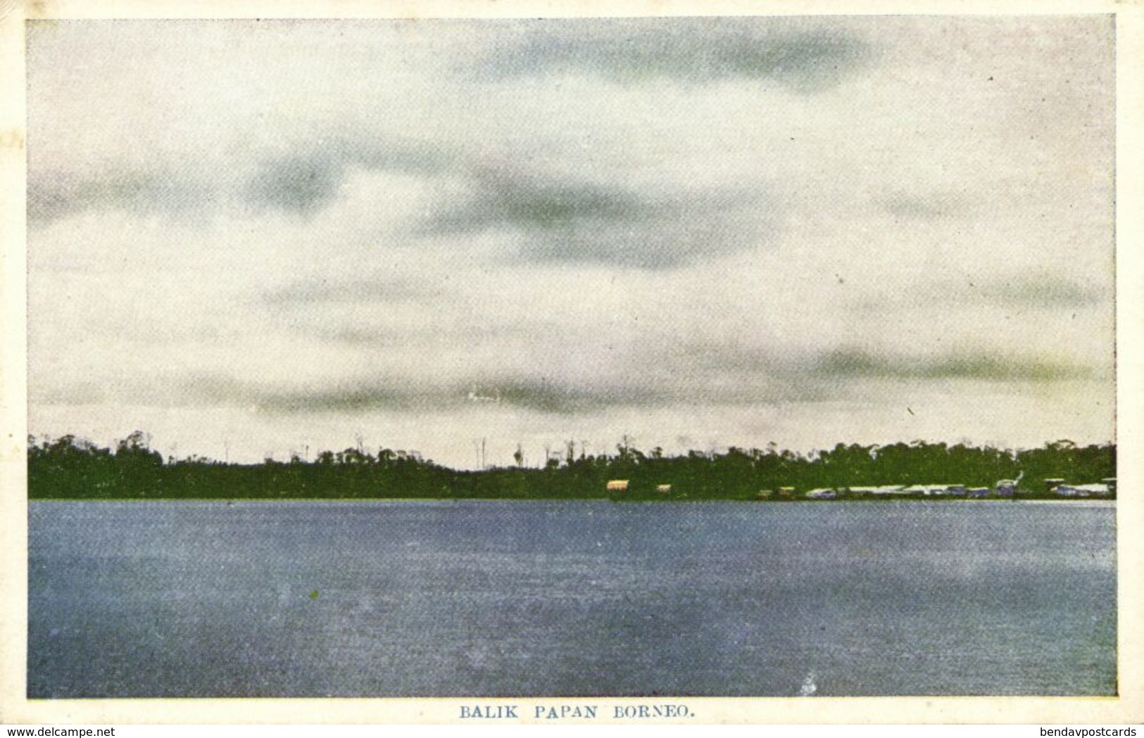 Indonesia, BORNEO BALIKPAPAN, Panorama (1920s) Postcard - Indonesië