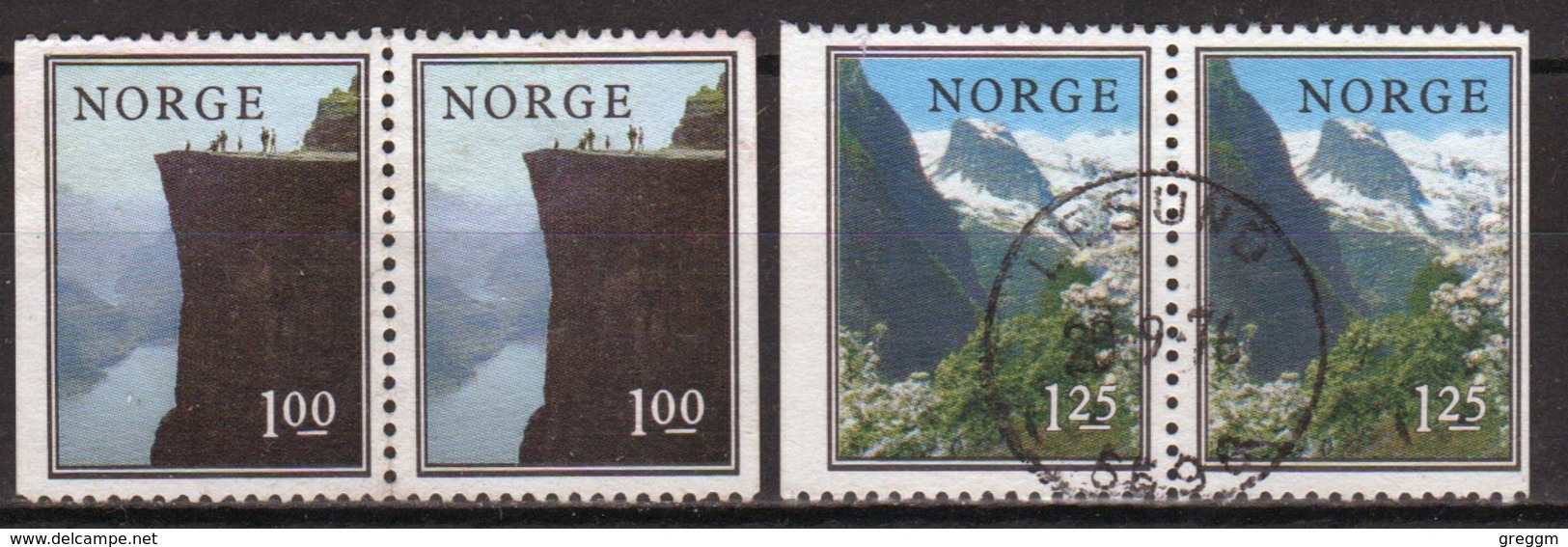 Norway 1976 Set Of Stamps To Celebrate Norwegian Scenery. - Used Stamps