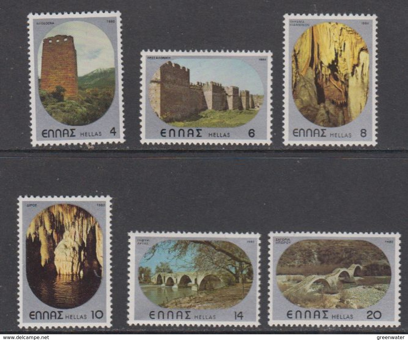 Greece 1980 Tourism 6v ** Mnh (43348) - Ongebruikt