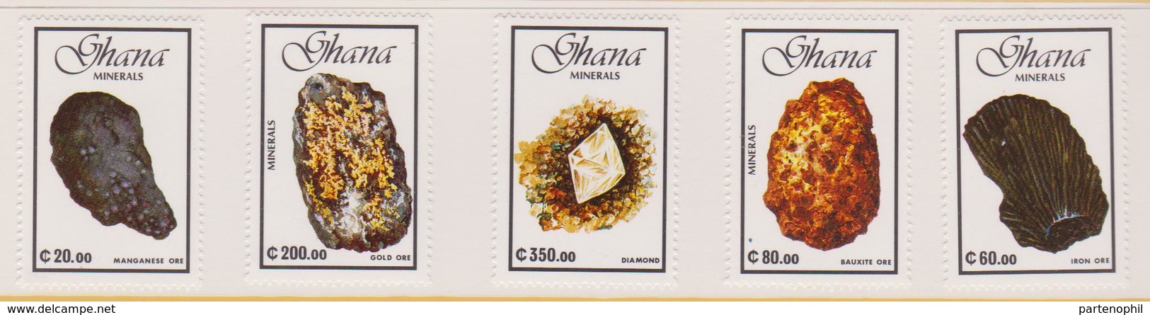 Ghana Minerals Minrali  Set MNH - Minerali