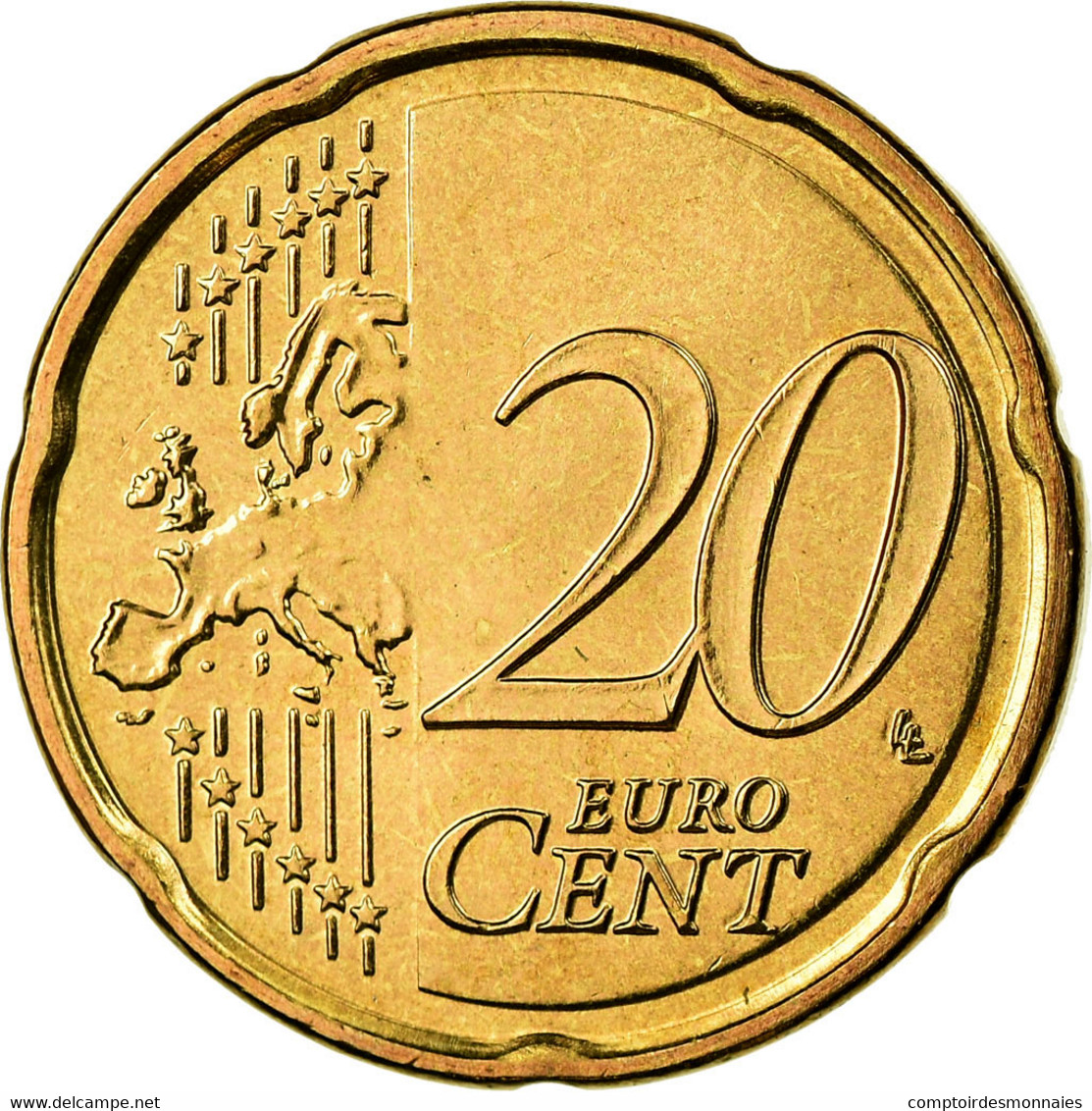 Slovaquie, 20 Euro Cent, 2010, SPL, Laiton, KM:99 - Slovaquie