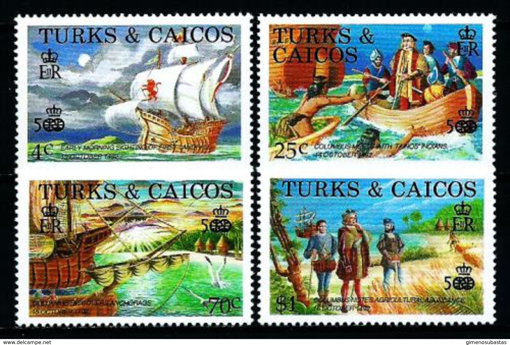 Turks & Caicos Nº 777/80 Nuevo - Turcas Y Caicos