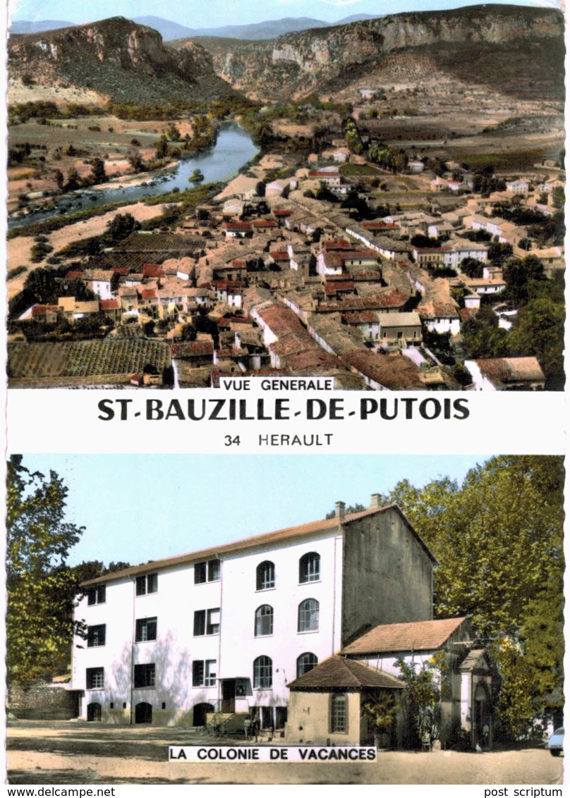 Saint Bauzille De Putois Vue Générale -  Colonie De Vacances - Autres & Non Classés