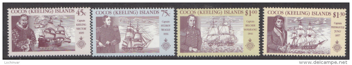 COCOS Is, 1990 NAVIGATORS 4 MNH - Cocos (Keeling) Islands