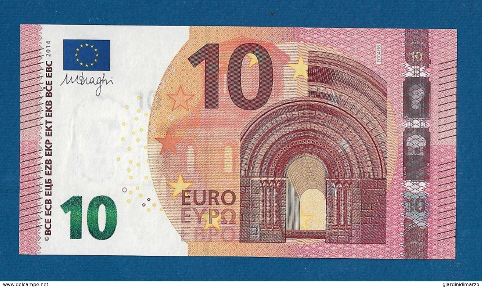 SLOVACCHIA  - 2014 - BANCONOTA DA 10 EURO SERIE EA (E004H6) - NON CIRCOLATA (FDS-UNC) - IN OTTIME CONDIZIONI. - 10 Euro