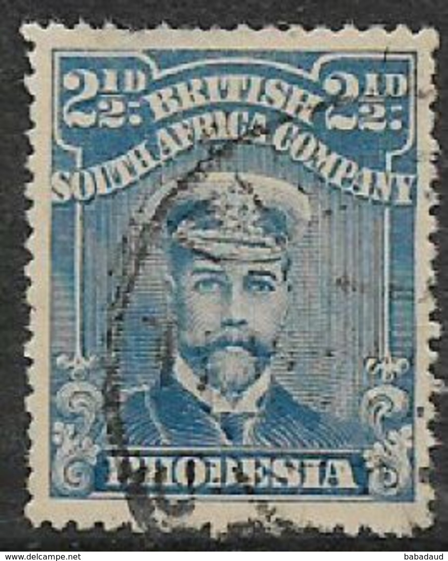 Rhodesia / B.S.A.Co., 1913, GVR, Admiral Head, 2 1/2d, Perf 15, Used - Southern Rhodesia (...-1964)