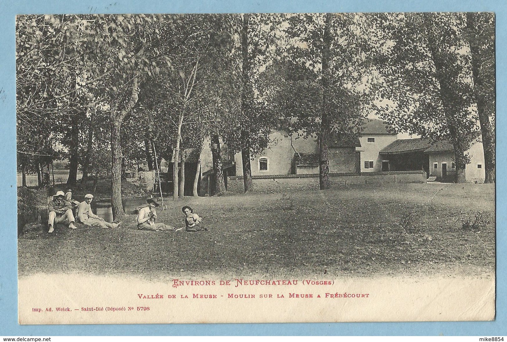 DA023  CPA   Environs De NEUFCHATEAU  (Vosges)  Vallée De La Meuse - Moulin Sur La Meuse à FREBECOURT  +++++ - Autres & Non Classés