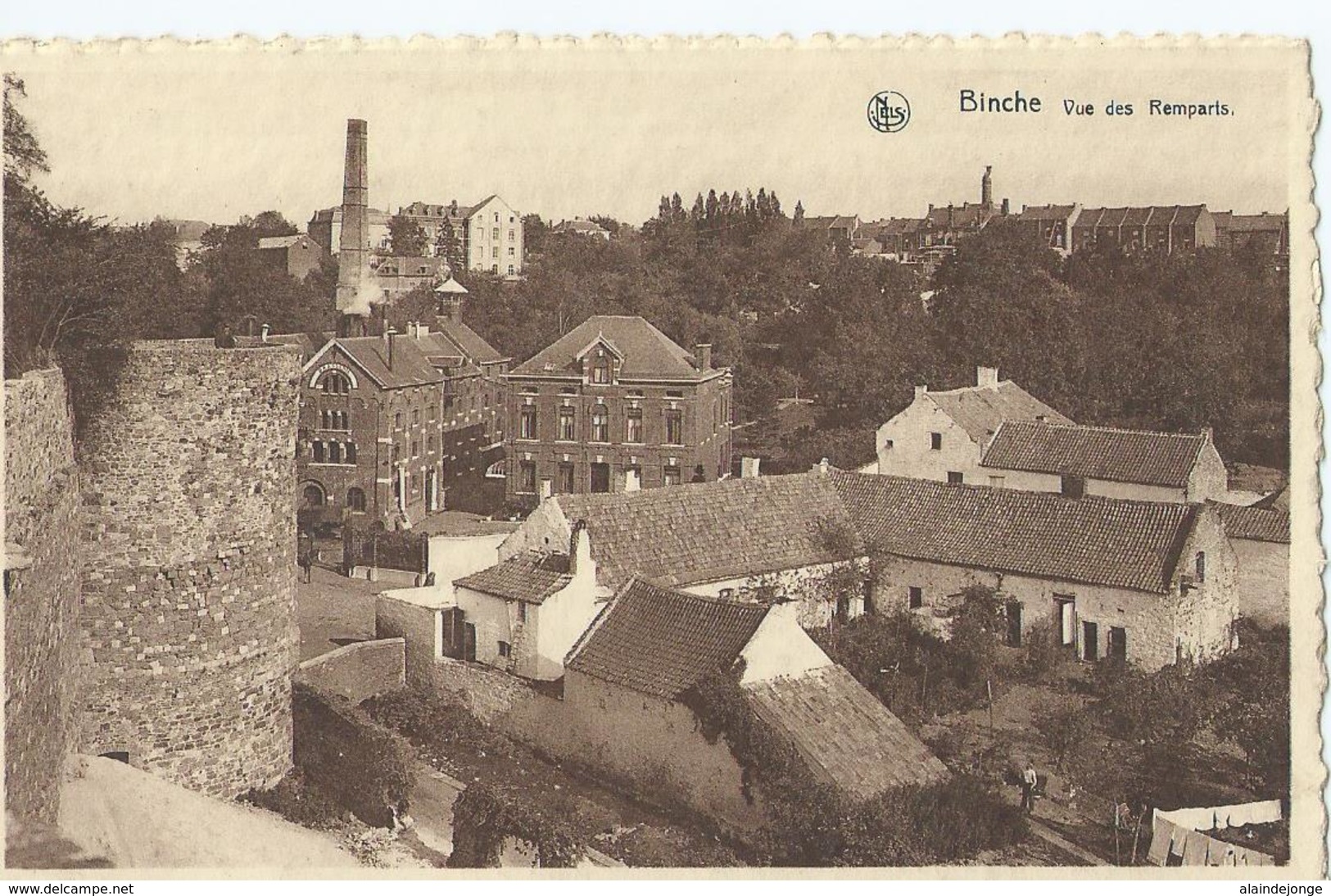 Binche - Vue Des Remparts - 1937 - Binche