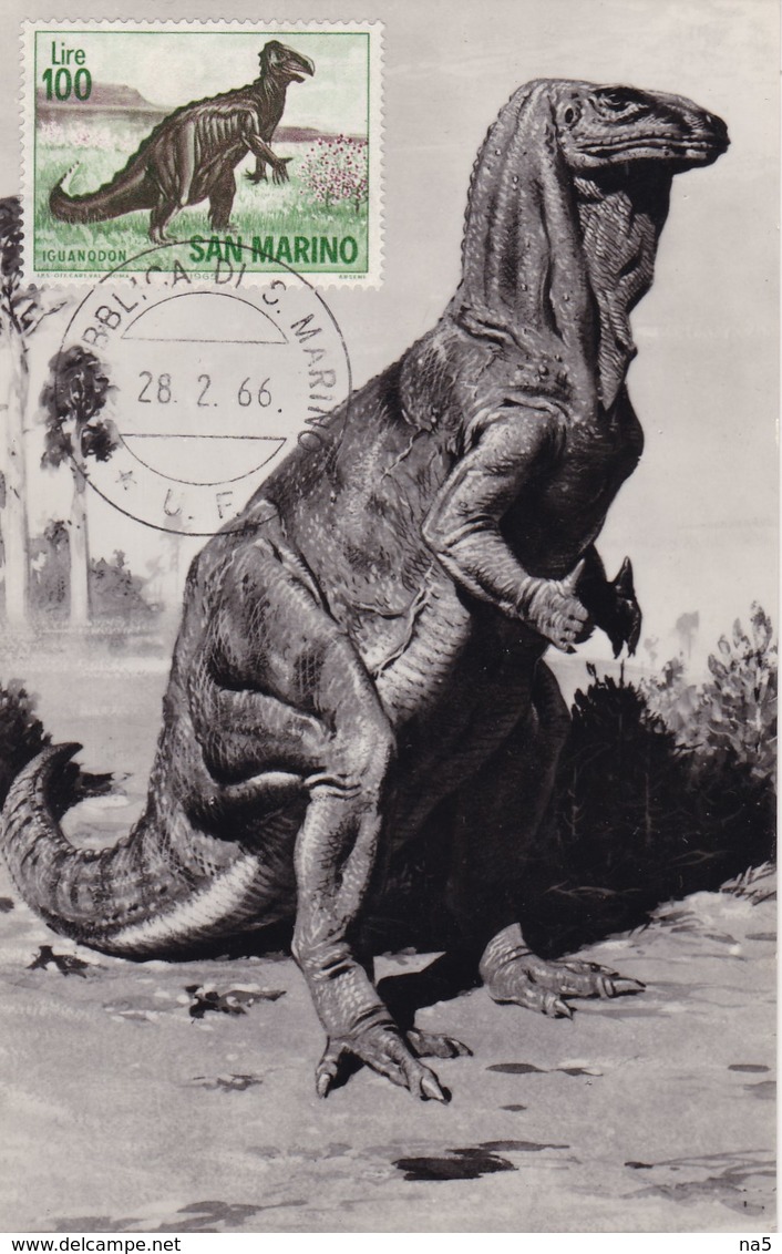 San Marino 1966 IGUANODON Maximum Dinosaurs - Préhistoriques