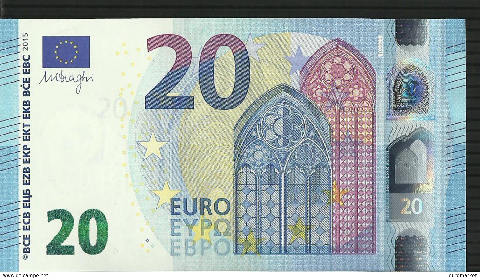 20 EURO IRELAND "T" T005 C5 TC0421748489 UNC DRAGHI - 20 Euro