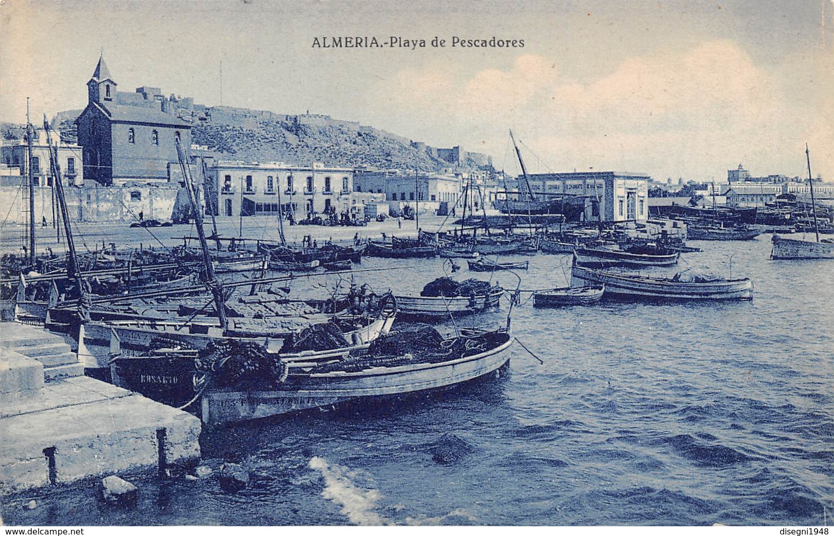 M08294 "ALMERIA-PLAYA DE PESCADORES"PORTO -CART.  ORIG. NON SPED. - Almería